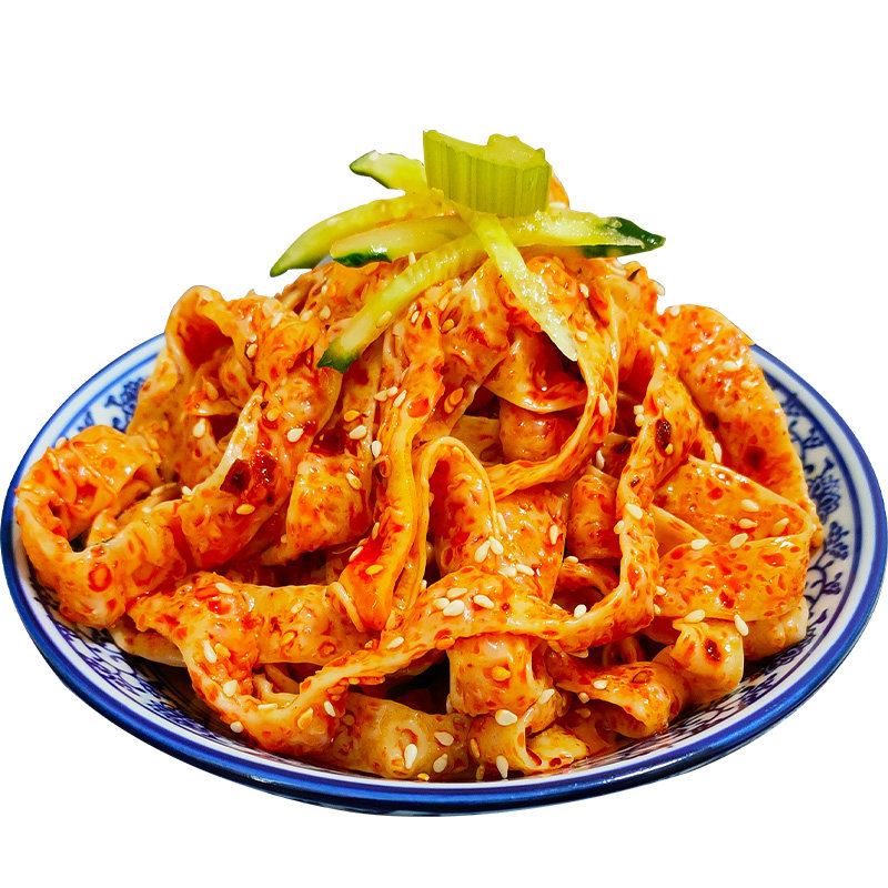 牛筋面食凉皮面皮特产甘肃袋装陕西手工凉面面条