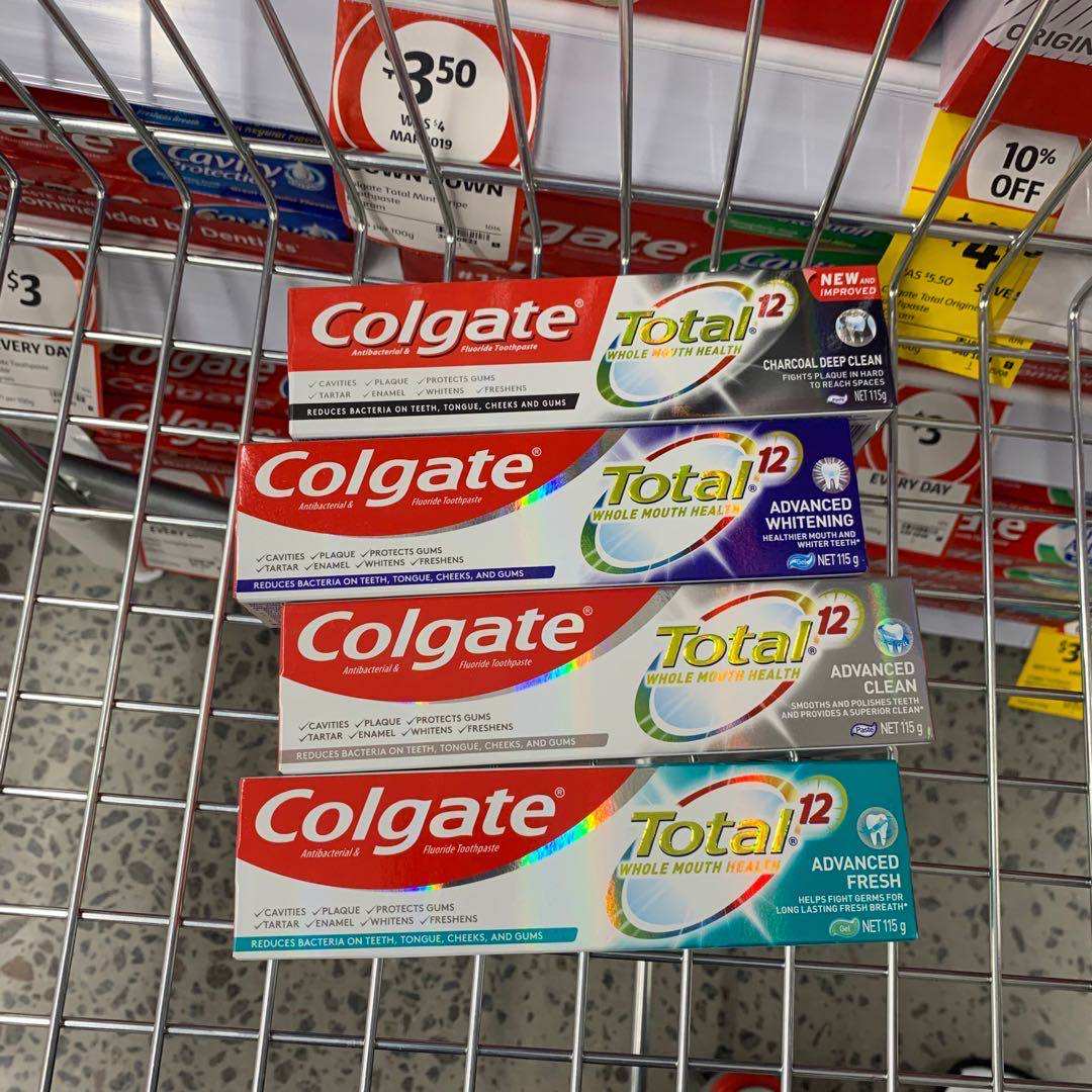 澳洲colgate高露洁牙膏深层清洁镁白清新12小时健齿牙膏
