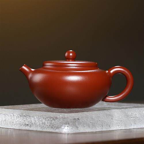 茶具善缘茶壶宜兴宜兴紫砂紫砂壶扁晨壶朱泥方艳玲手工usb保暖坐垫
