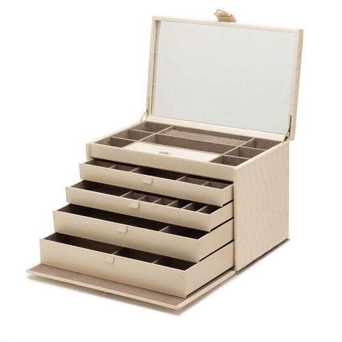 英国wolfcaroline真皮首饰盒多层戒指耳环手镯手表方向盘