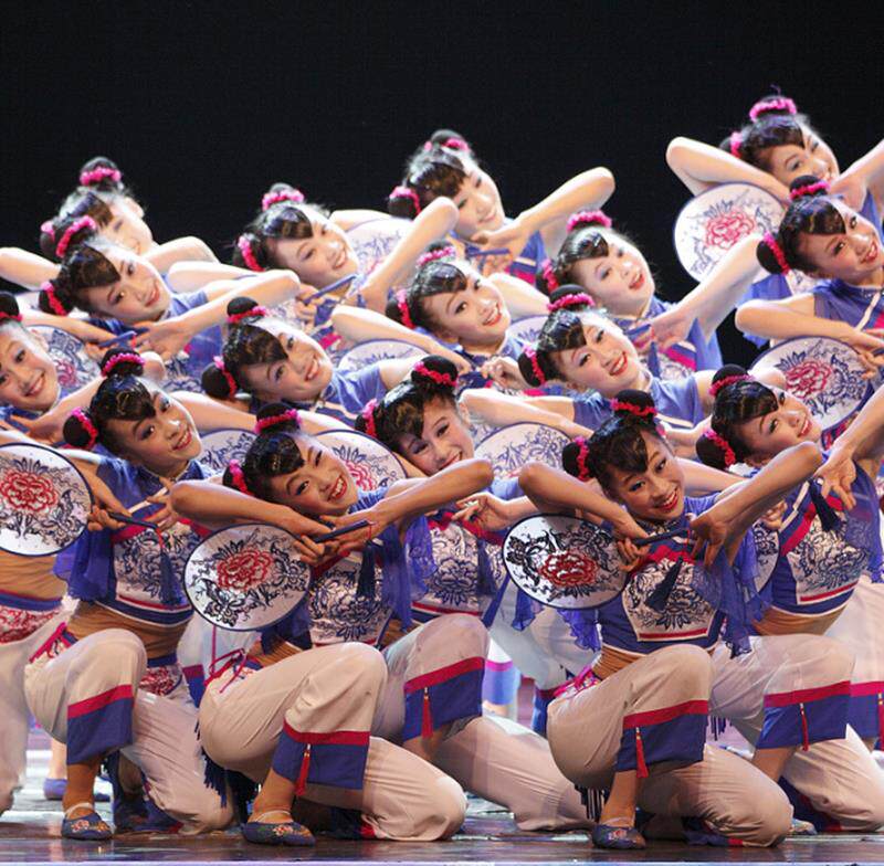 荷花大赛小嫚群舞小曼舞蹈演出服儿童儿童演出服