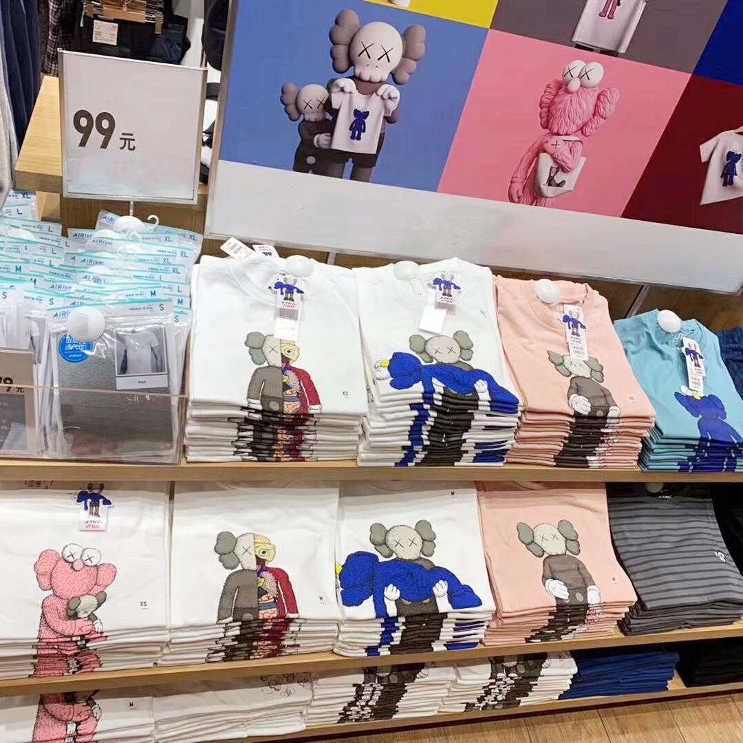 试衣间联名款！风靡全球！剪标尾货夏季男女款情侣印花短袖T恤 潮