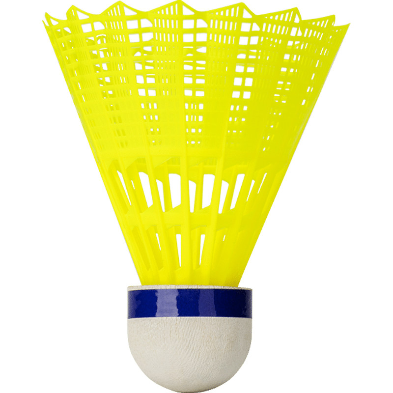 dooot正品尼龙球羽毛球飞行稳定超耐打不易烂防风室外训练6只装