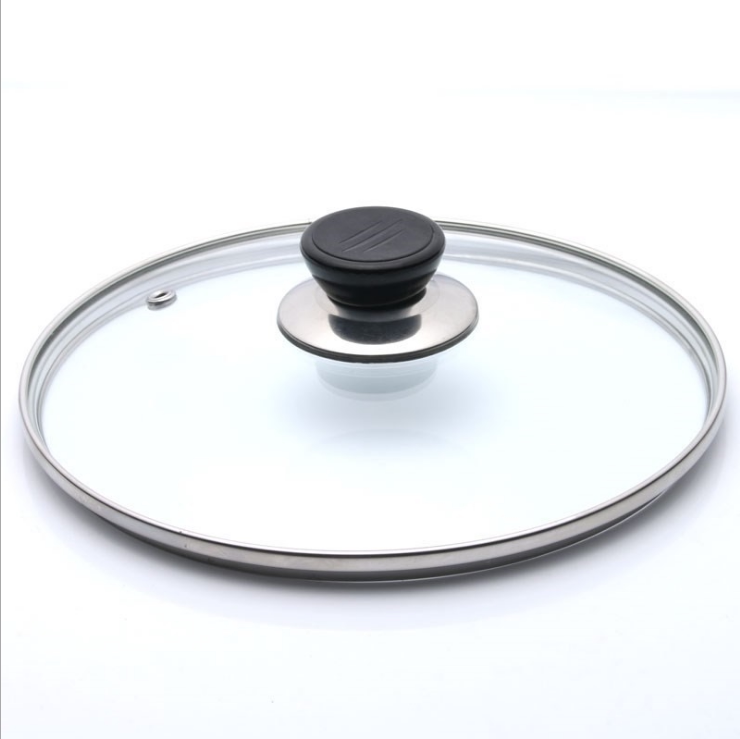 三角牌电饭锅盖子不锈钢加厚家用锅盖汤锅炒锅钢化玻璃锅盖