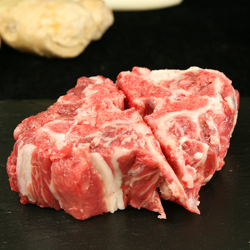 【野蛮香】东北长白山脉散养生鲜烤肉400g黑猪梅花肉新鲜土猪肉