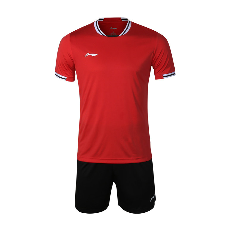 足球断码清仓李宁儿童套装比赛服定制印号短裤足球服