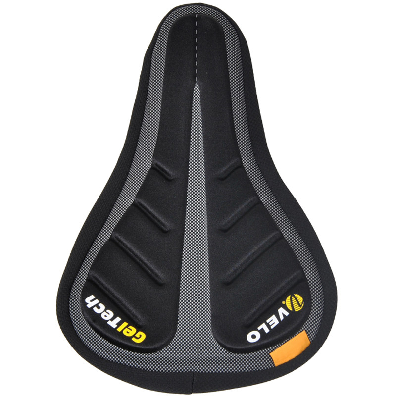 坐垫台湾velo维乐舒适柔软自行车硅胶木炭加厚坐垫
