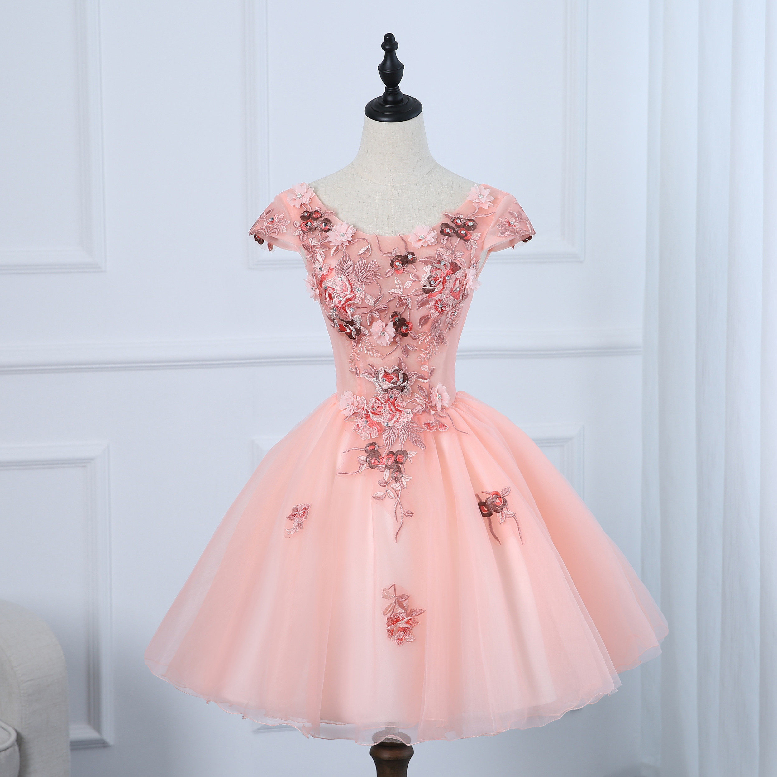 舞会夏装新款夏季晚礼服艺考礼服女学生短裙优雅礼服