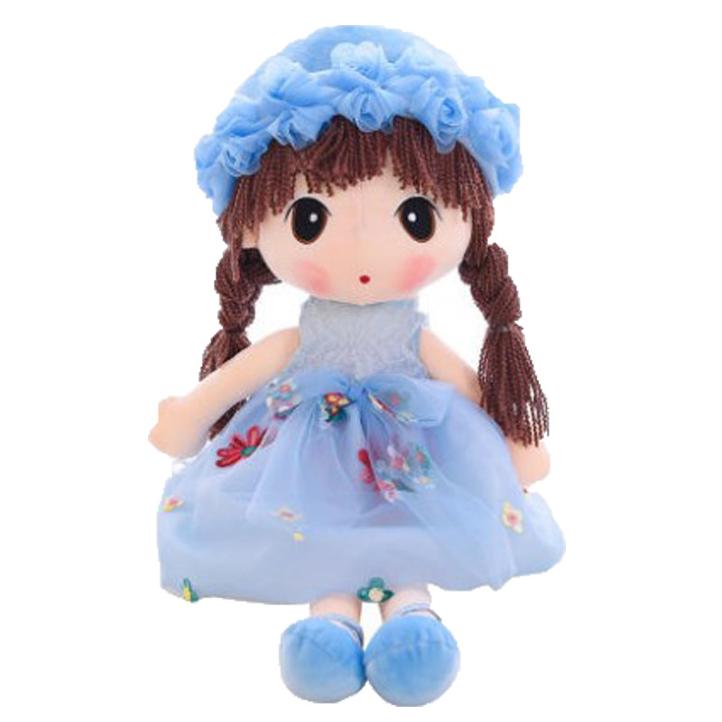 超萌布娃娃玩偶人形小女孩公主可爱床上毛绒玩具公仔网红洋娃芭比