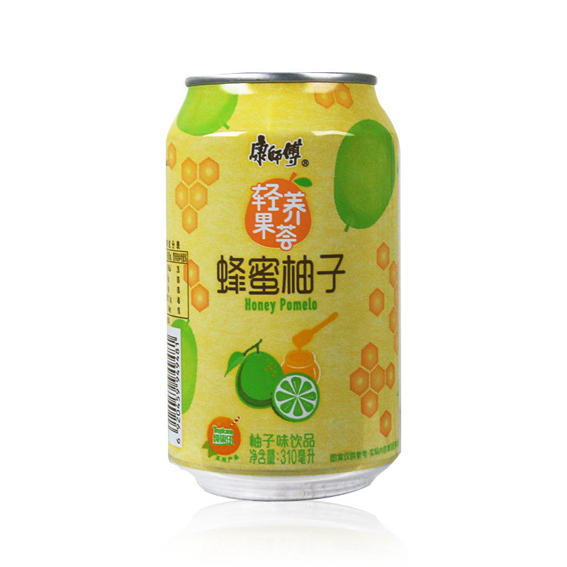 康师傅蜂蜜柚子茶饮料饮品果汁饮料310ml24罐江浙沪皖包邮