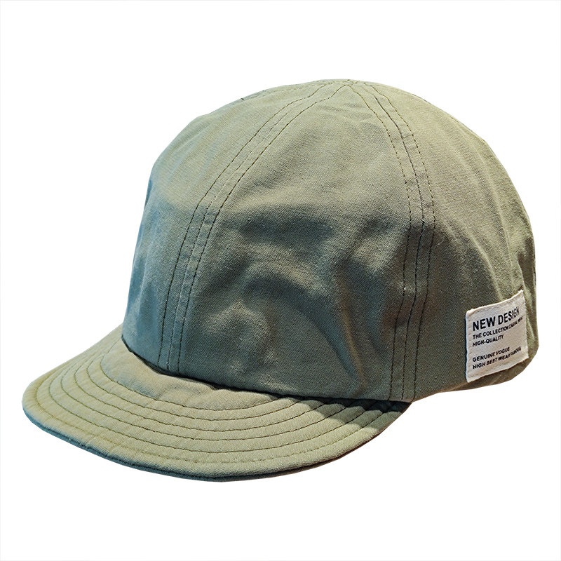 日式软顶原宿短檐棒球帽韩版潮流平街头嘻哈帽男帽子