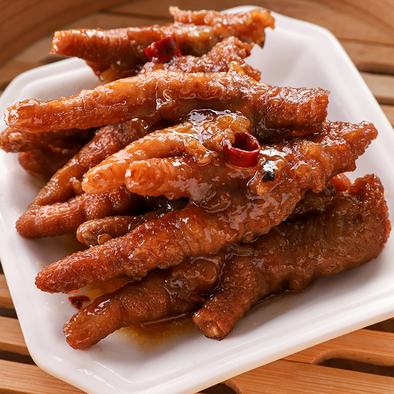 凤爪酱香餐饮大包包装广式茶楼点心广东早茶鸡熟食