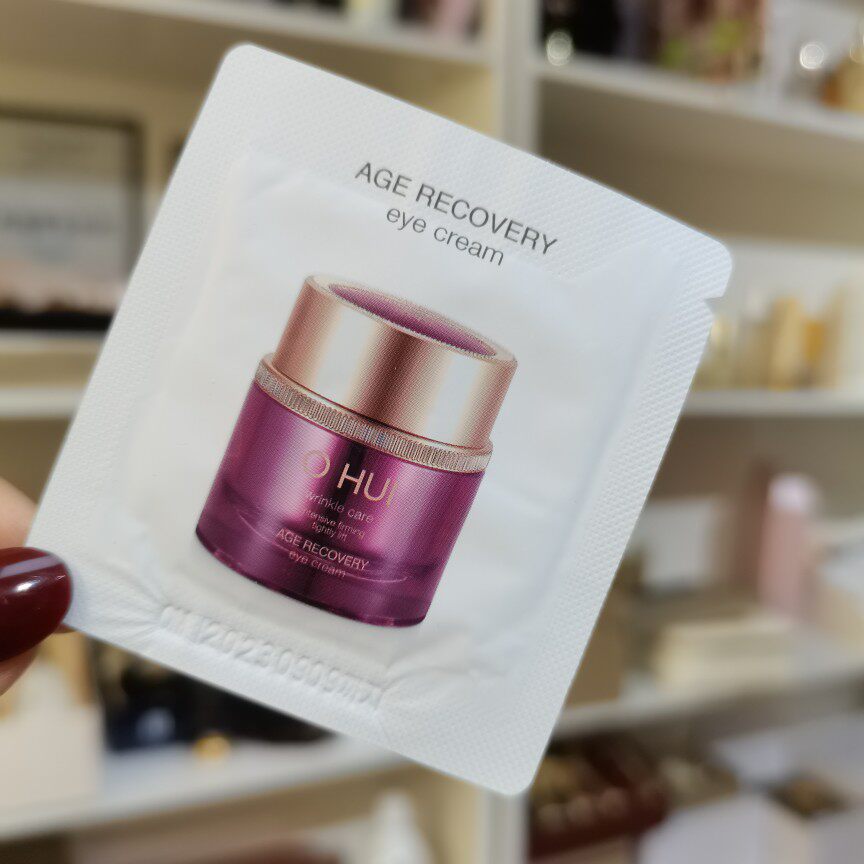 整包120片韩国ohui欧蕙欧惠时空眼霜小样1ml旅行装