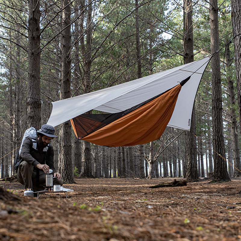 天幕吊床naturehike挪客户外露营防蚊防侧秋千遮阳吊床