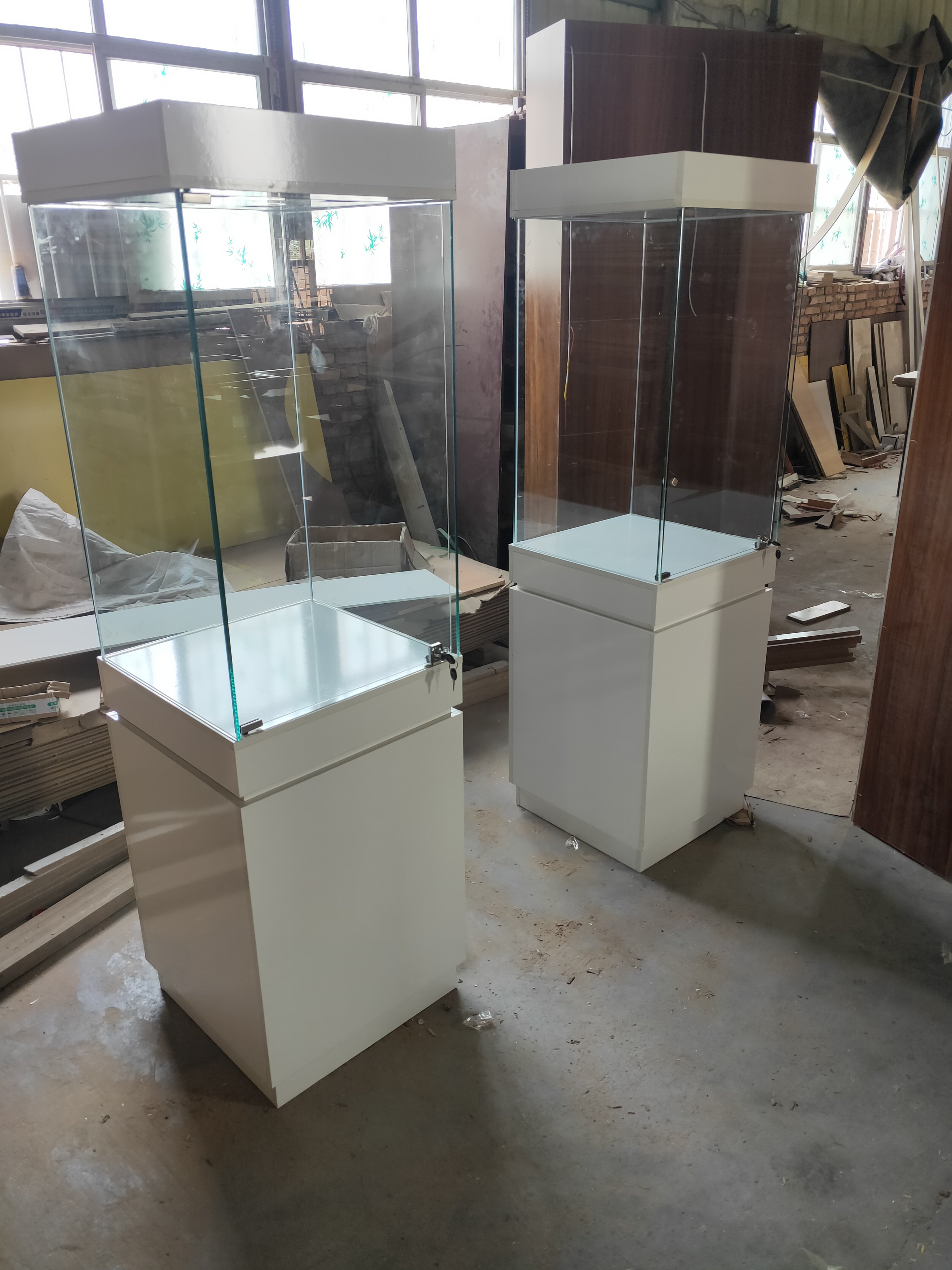 玻璃藏品柜博物馆展柜立式古玩古董展示柜展示架文物收藏柜陈列柜