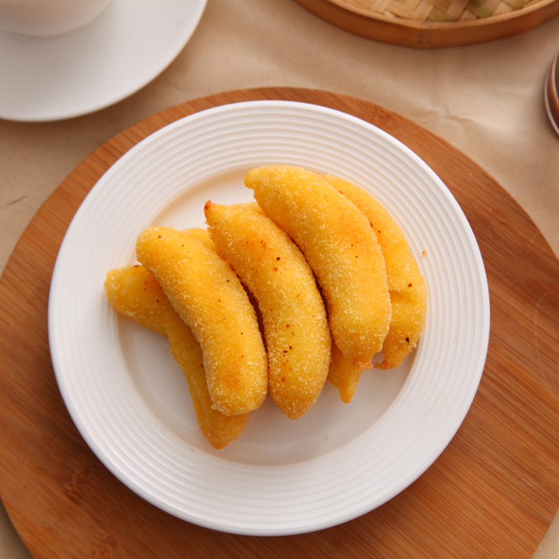 速冻食品脆皮香蕉油炸香蕉脆皮 裹粉300g*10个*3包