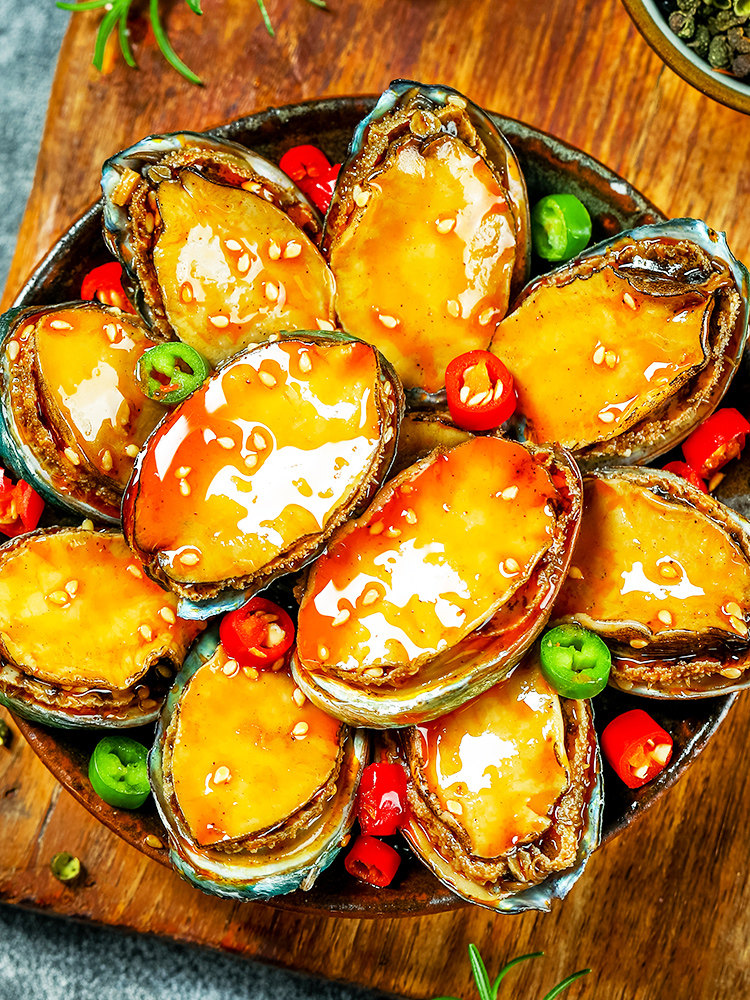 即食罐装参腾香辣鲍鱼小海海鲜熟食罐头新鲜鲍鱼