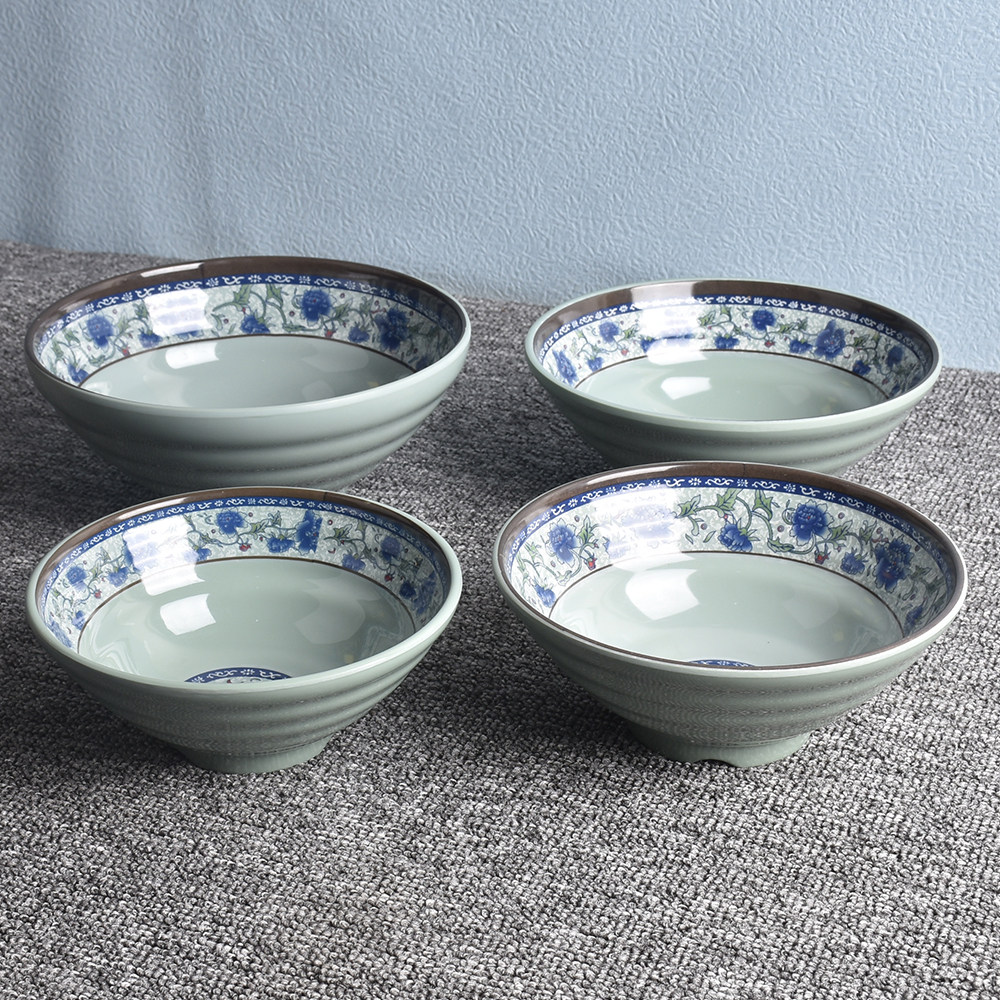 10个装密餐具仿瓷面碗麻辣烫大碗汤碗早餐店粥碗碗