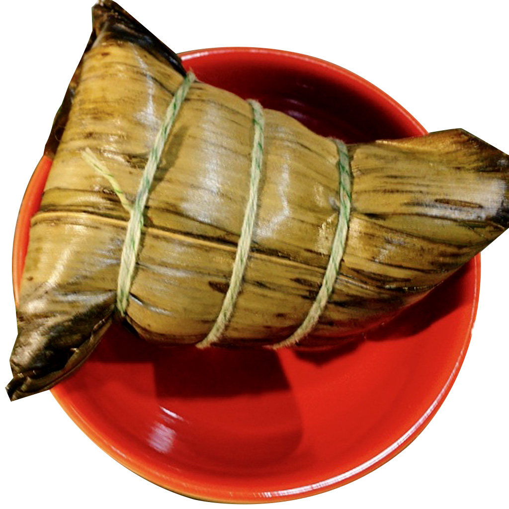 三江广西特产林溪乡糯米粽肥猪肉板栗斧头10个装糯米