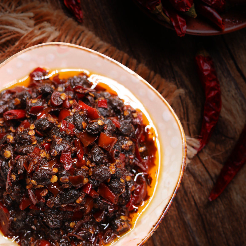 军杰萝卜干辣椒酱2瓶自制湖南农家香脆辣咸下饭菜开味菜组合辣酱