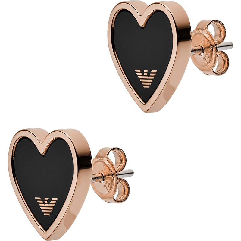 armani阿玛尼正品耳钉2019新款心形耳饰egs2672221耳钉