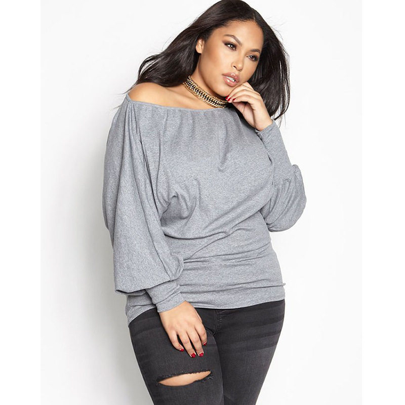 largesize3xlwomenpuffsleeveshirt大码女装泡泡t恤