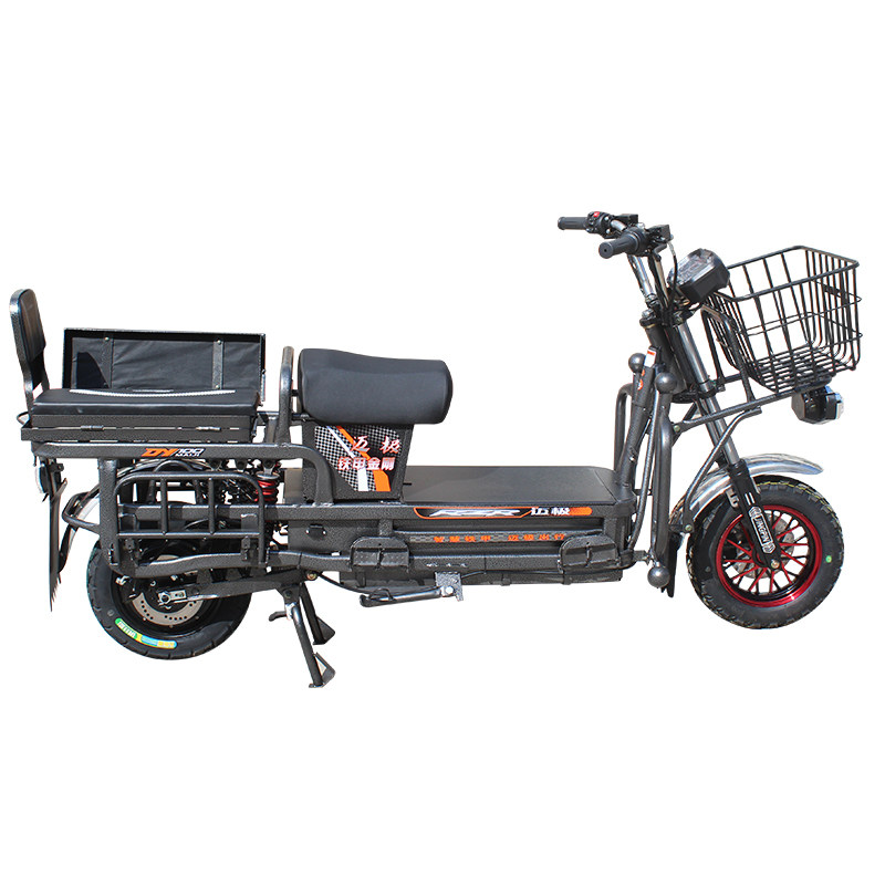 商用72v山区二轮大铁牛力路霸载重王带货拉送电动摩托车