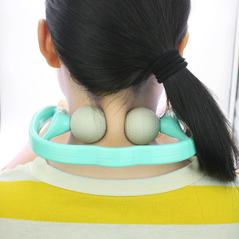 手动颈椎按摩器经络揉捏颈部按摩司机办公室家用其它按摩器材