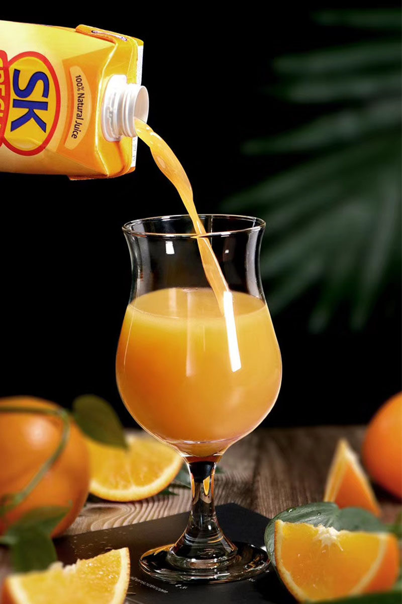 欧洲进口sk果汁饮料1l装桃橙汁苹果菠萝芒果果味