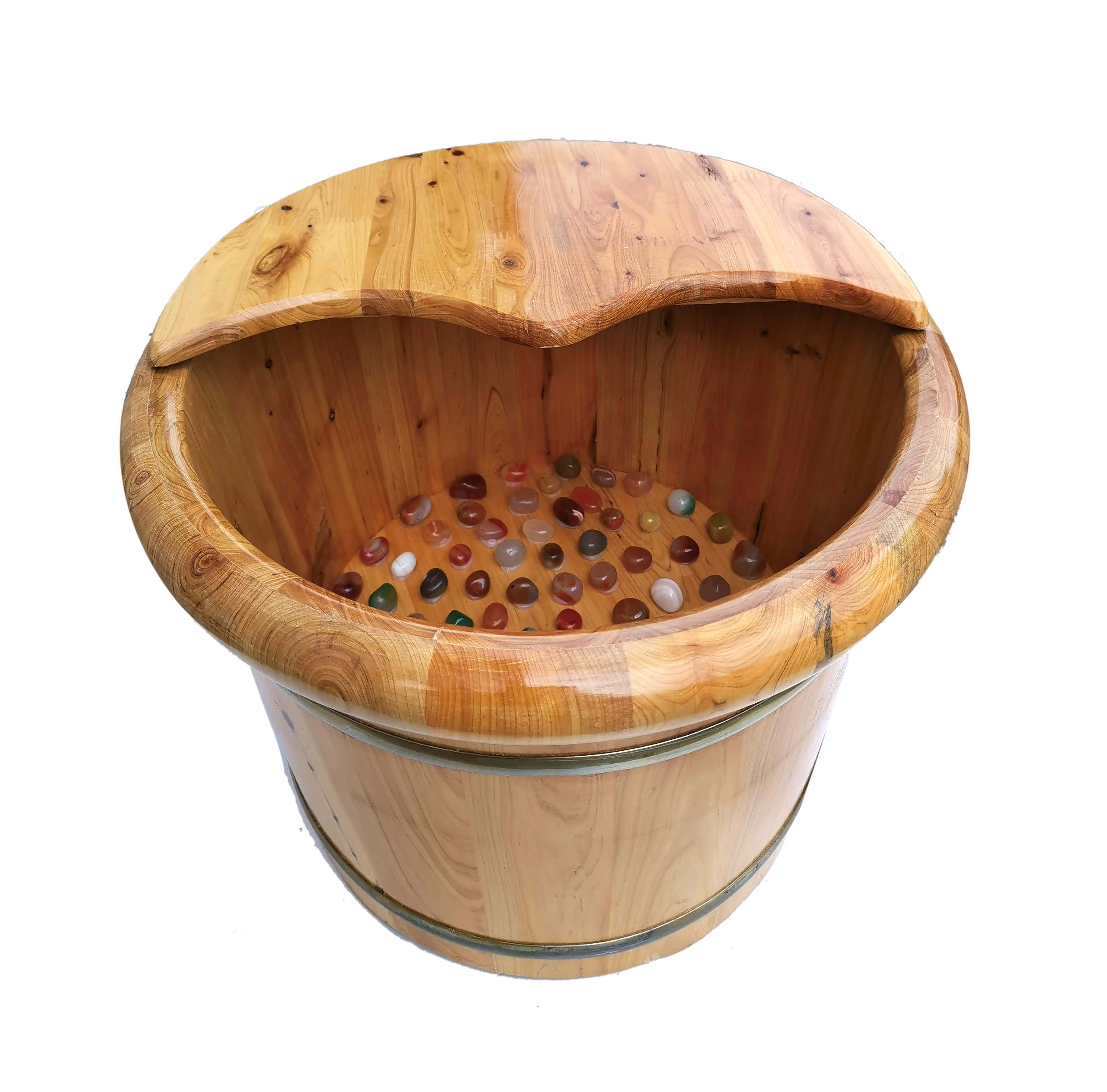 按摩母亲节鹅卵石足浴桶盆泡脚洗脚脚盆足疗加厚足浴盆