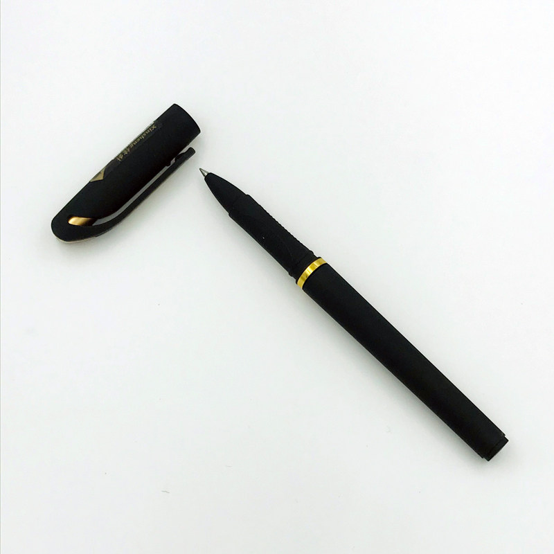 签字笔中性水笔碳素大容量巨无霸粗芯商务办公子弹头05mm中性笔