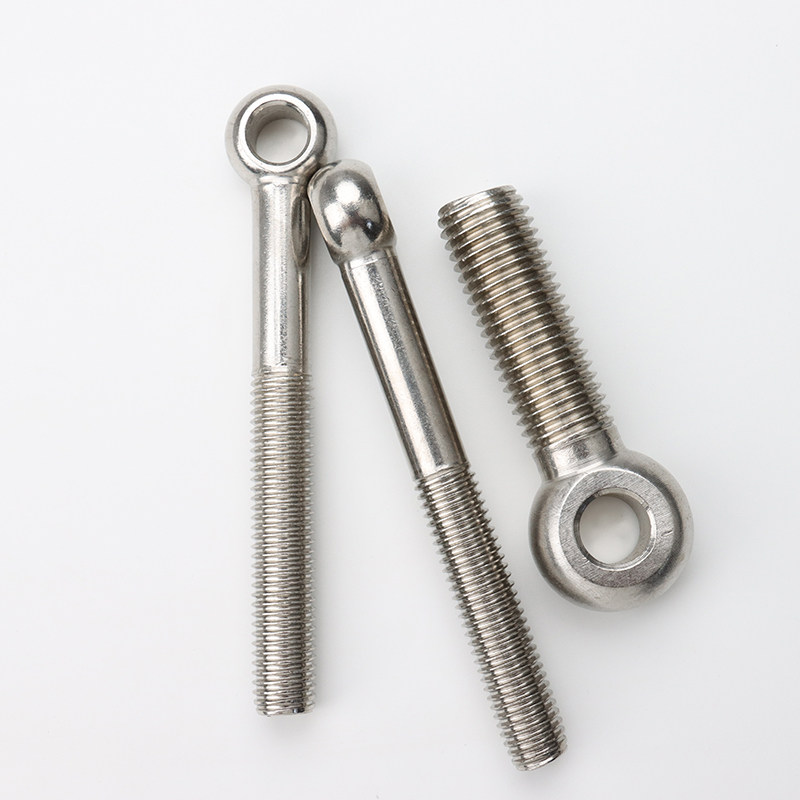 不锈钢活接螺栓吊环鱼眼螺杆螺丝加长带孔螺纹螺钉