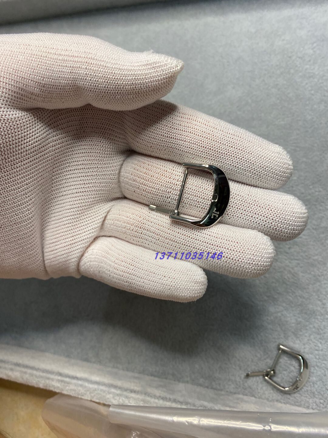 适用积家皮带表扣月相约会系列不锈钢简易通用配件