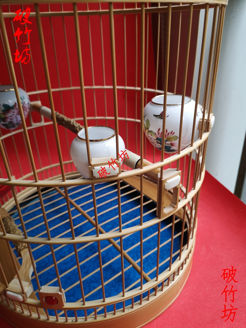 正品品川画眉画眉鸟鸟笼手工竹子四川成都笼子全套笼子