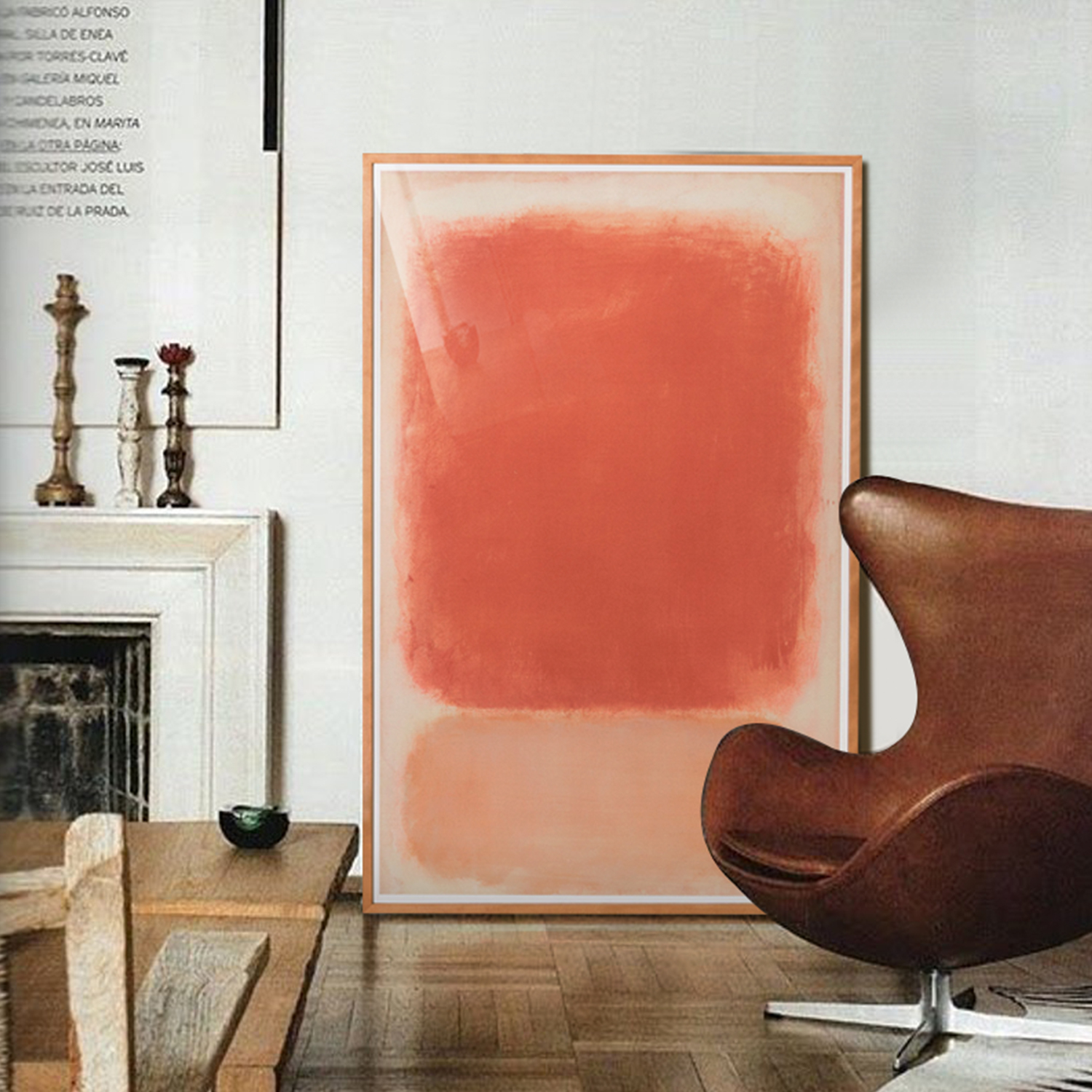 伽罗生活 jalo挂画 马克·罗斯科 mark rothko 红与粉