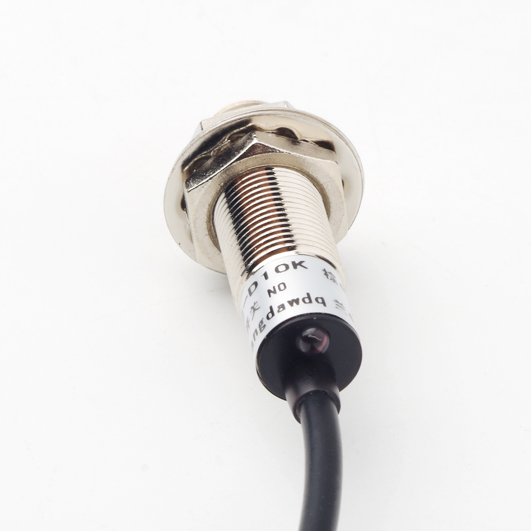 霍尔传感器 njk-5002c m12 npn三线常开配磁铁 接近开关