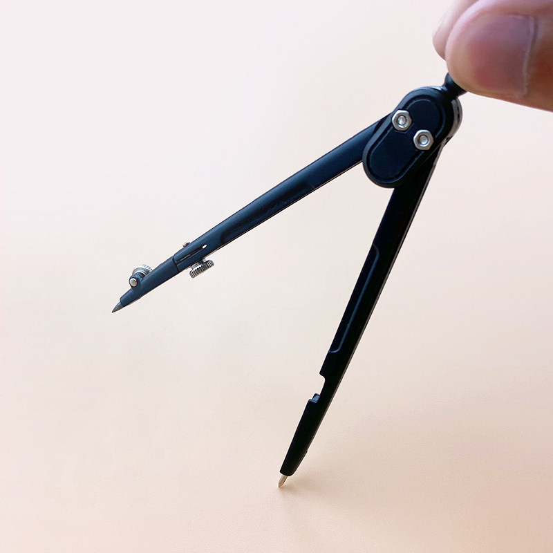 金属圆规套装绘图晨光小学尺子铅芯鸭嘴考试圆规