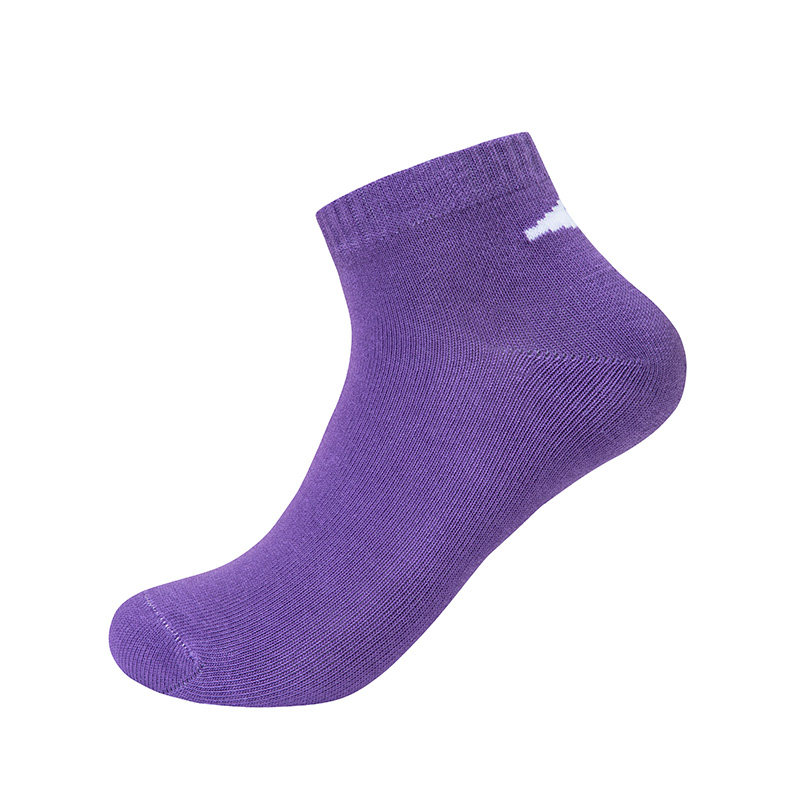 鸿星尔克运动2022秋季新款女士短袜休闲百搭袜子运动袜