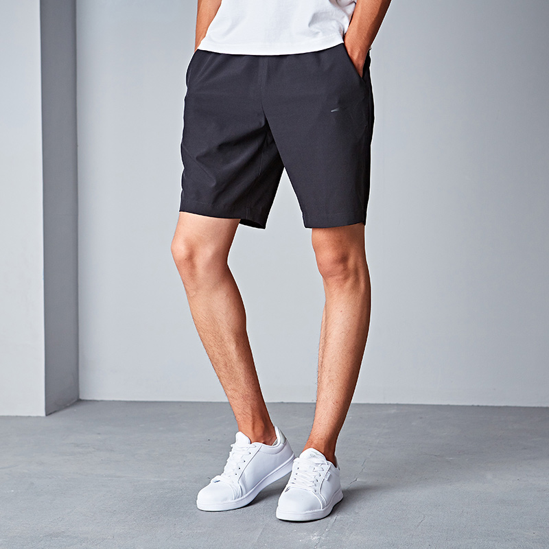 鸿星尔克运动短裤男跑步裤夏梭织休闲宽松