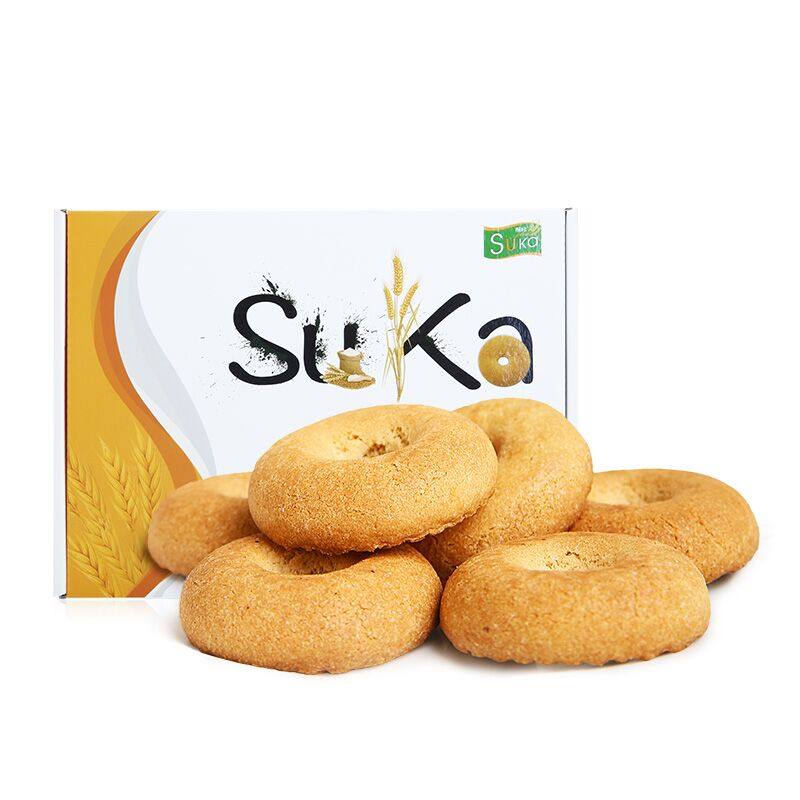 【天猫正品】suka酥咔营养代餐饼干膳食纤维尖瘦脂饱腹顽固型减