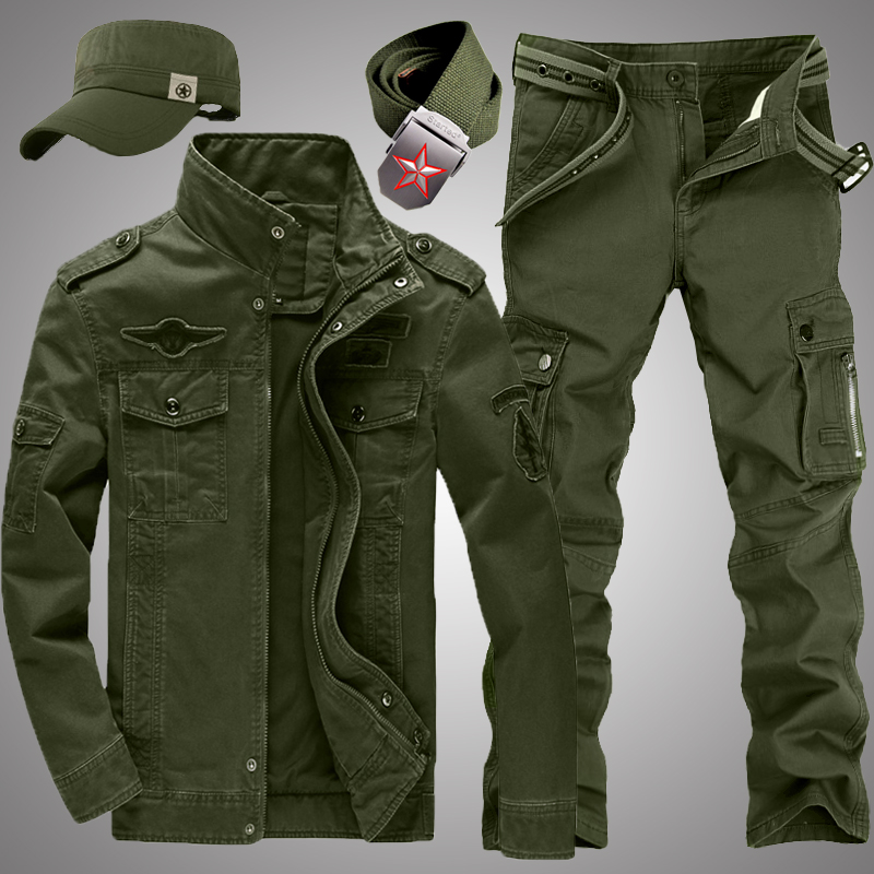 新式迷彩服套装男女秋冬季透气纯棉战术作服训户外耐磨全套工作服