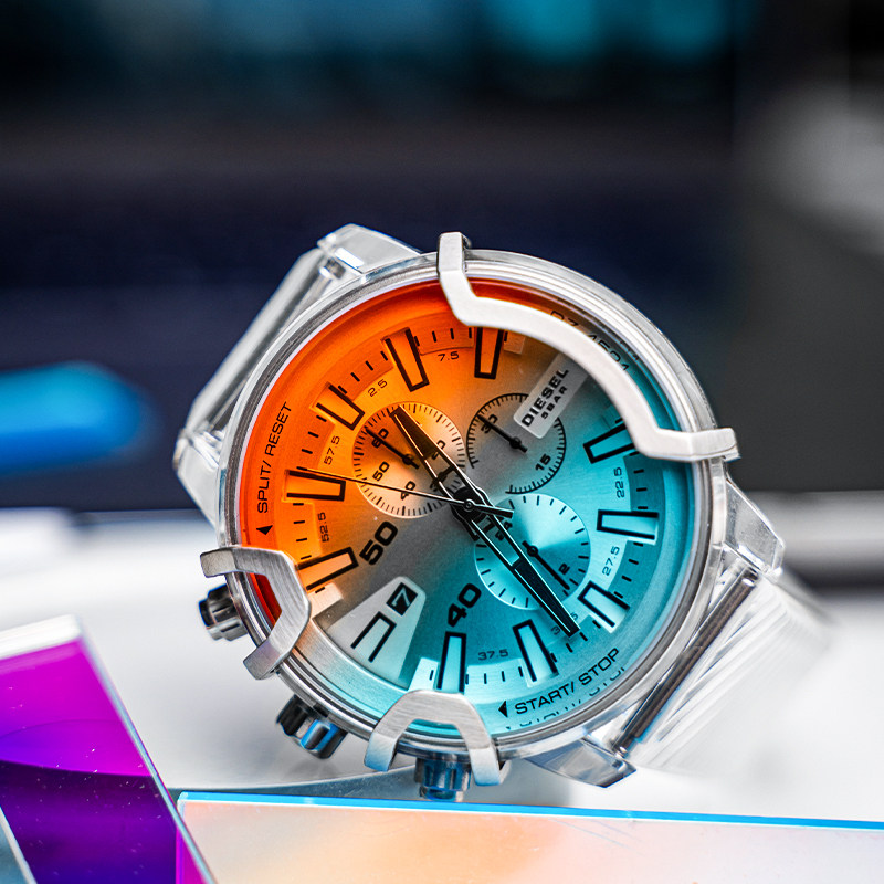 官方正品diesel迪赛手表男女变色龙偏光潮流欧美腕表dz4521