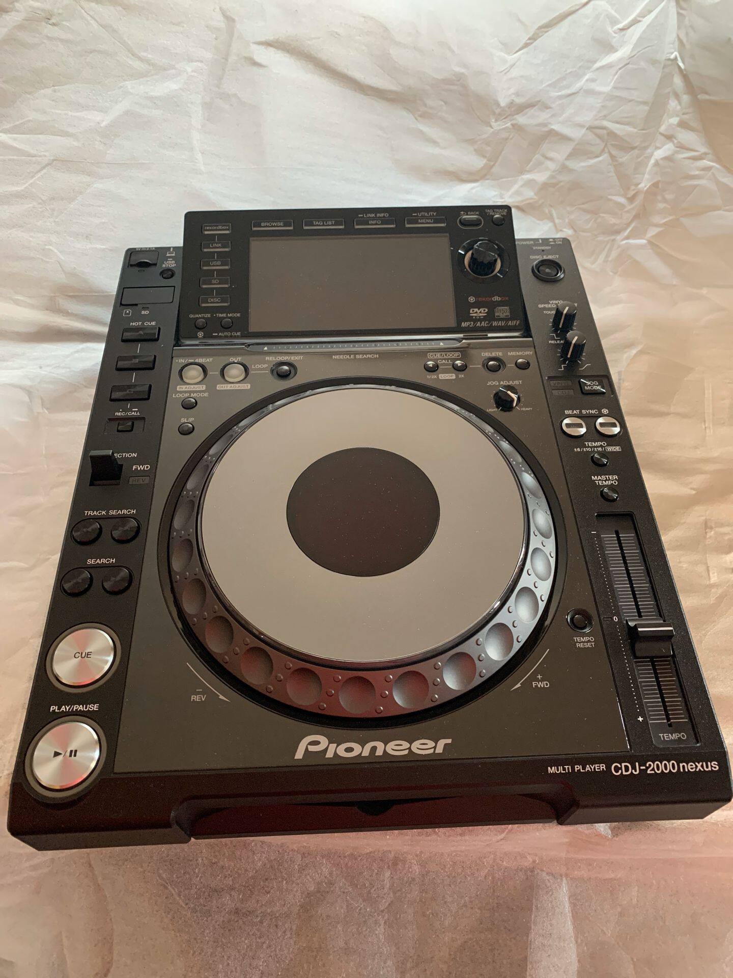 先锋pioneercdj2000nexus碟机一对支持cdsd卡带包装调音台舞台