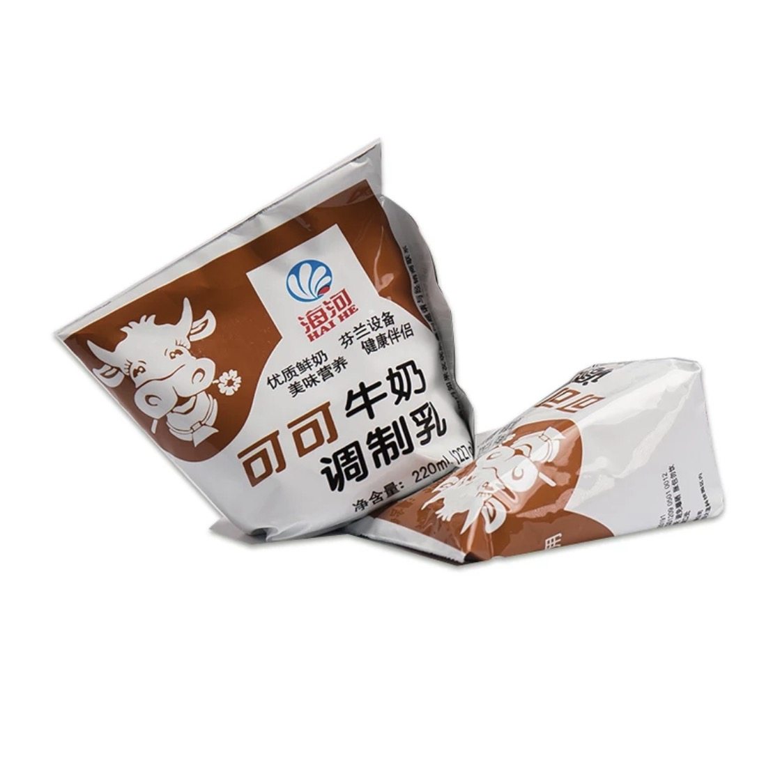 网红天津海河牛奶可可草莓巧克力学生儿童高钙早餐牛奶整箱12袋装