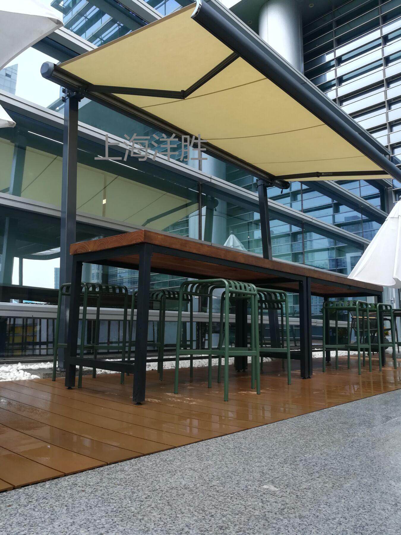 全盒高档豪华雨棚遮阳伸缩别墅阳台雨篷链条遮阳篷