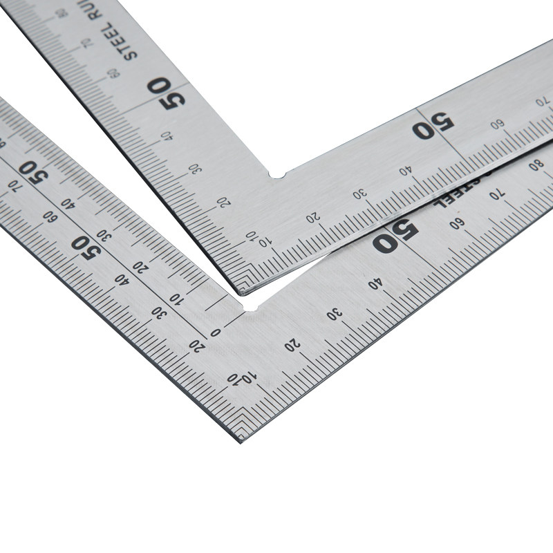 角尺拐尺不锈钢直角尺拐角尺加厚l型板尺90度300 500mm大号拐尺