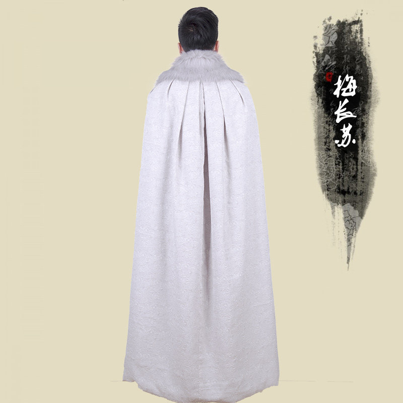 古装披风出租琅琊榜梅长苏侠客男汉冬天带毛民族服装