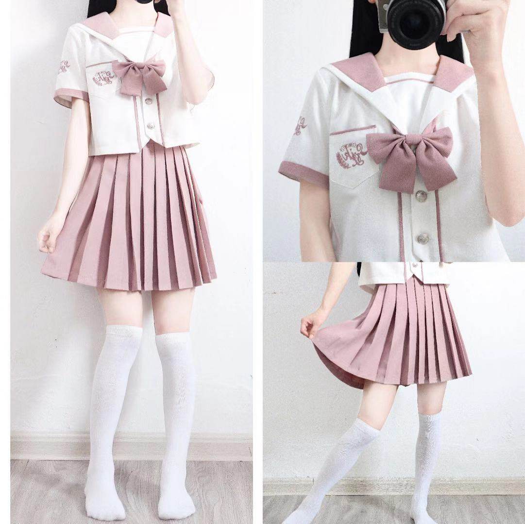 小瑾制服套装学院水手jk原创基础正统日系学生校服