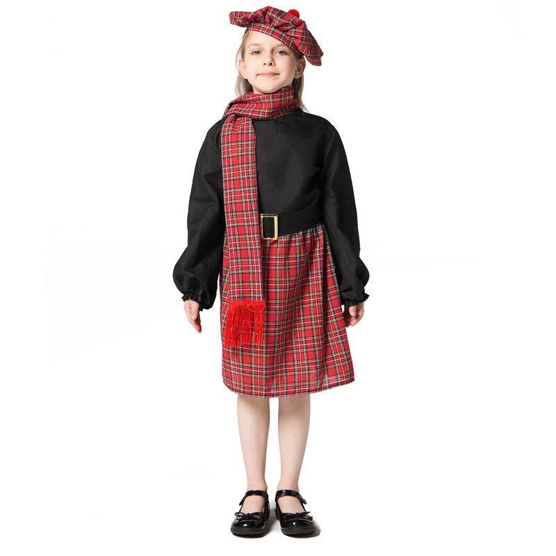 苏格兰民族传统服饰儿童节小女孩欧洲英国歌舞剧cos民族服装