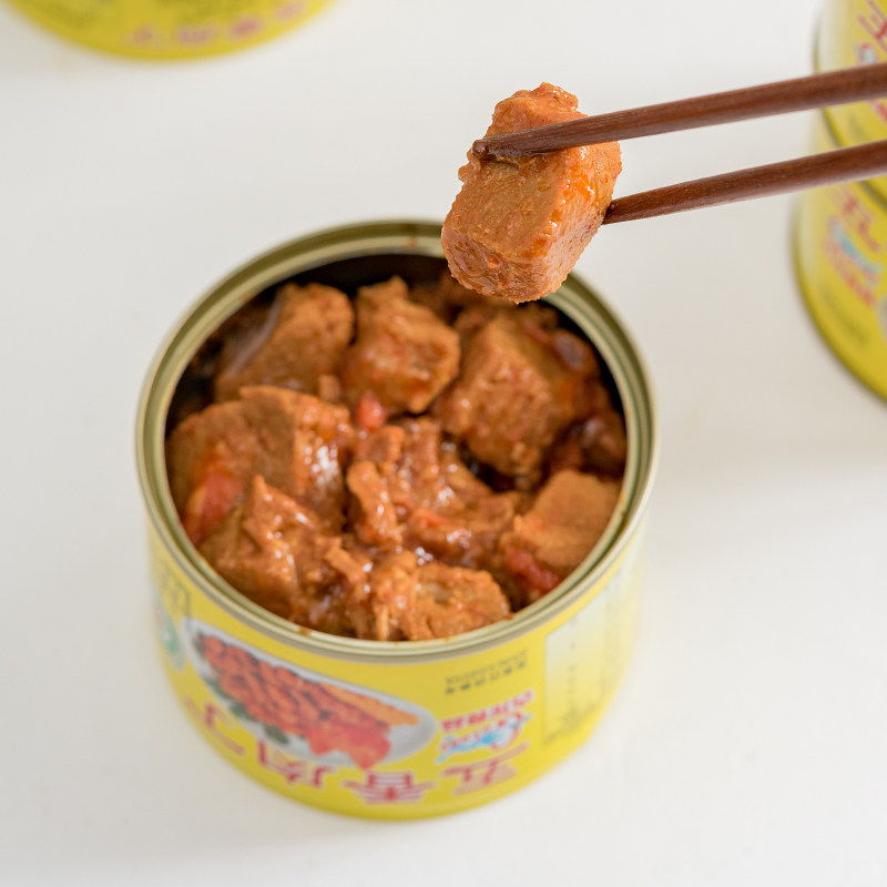 古龙五香肉丁142g即食罐头炒菜下饭饭菜猪肉肉制品